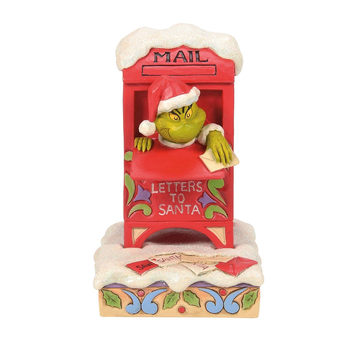 Jim Shore : Grinch in Mailbox Figurine