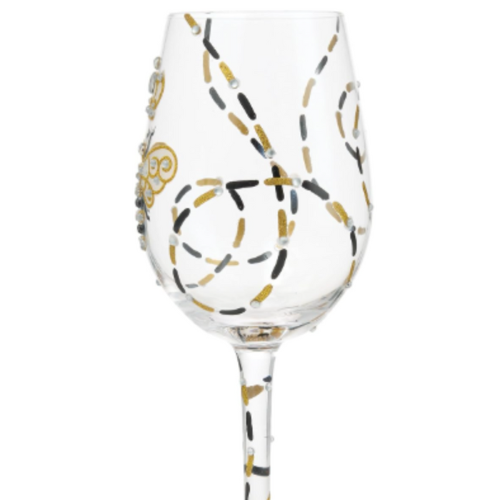 LOLITA QUEEN BE WINE GLASS