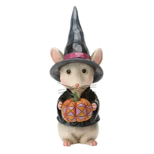 Heartwood Creek mouse witch Halloween figurine with whimsical details