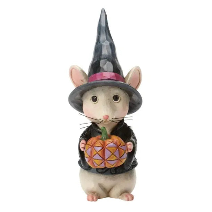 Heartwood Creek mouse witch Halloween figurine with whimsical details