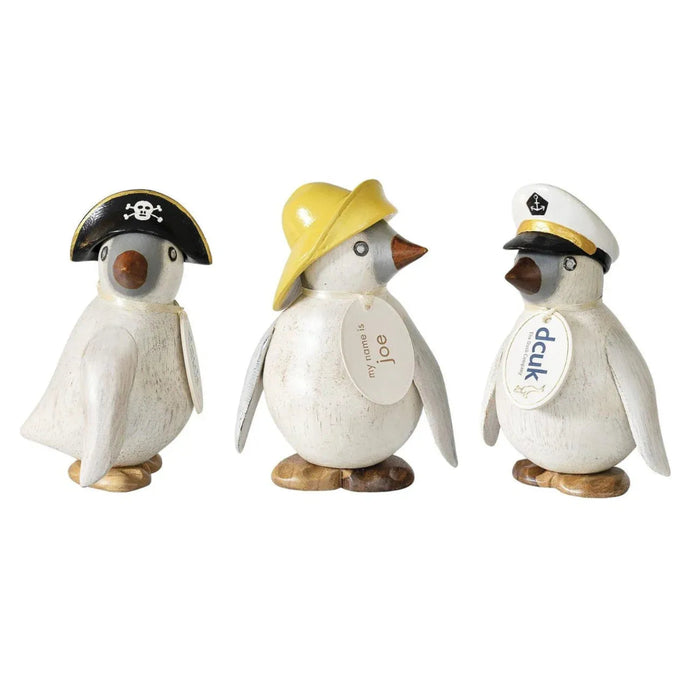 DCUK : Baby Seafaring Penguins – Hand-Carved Bamboo Root Figurines
