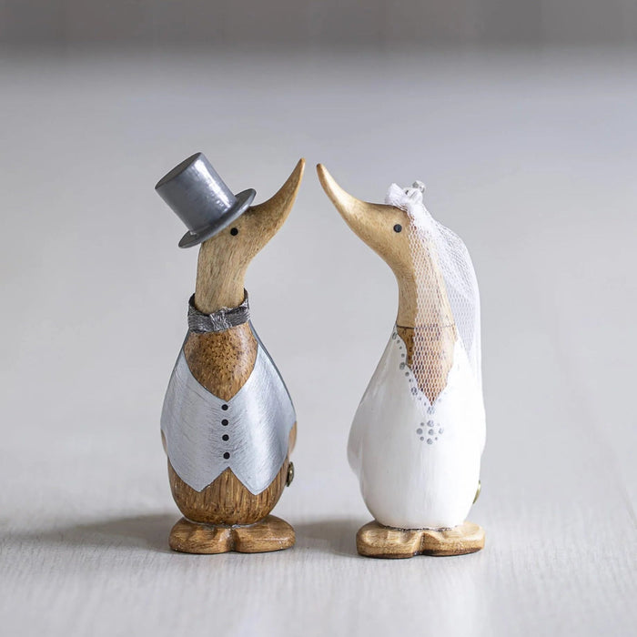 DCUK : Wooden Dinky Ducks – Hand-Carved Bamboo Root Figurines