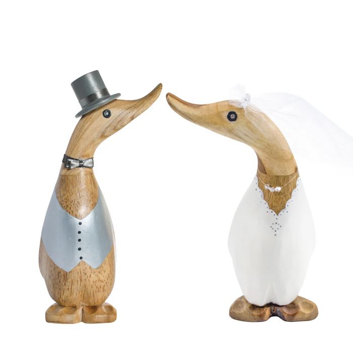 DCUK : Wooden Dinky Ducks – Hand-Carved Bamboo Root Figurines
