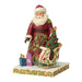 This Jim Shore 2026 Dated Santa Figurine features Jim Shore’s signature folk-art style, with intricate patterns, cheerful colors, and handcrafted details that create a warm and festive look.