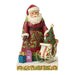 This Jim Shore 2026 Dated Santa Figurine features Jim Shore’s signature folk-art style, with intricate patterns, cheerful colors, and handcrafted details that create a warm and festive look.