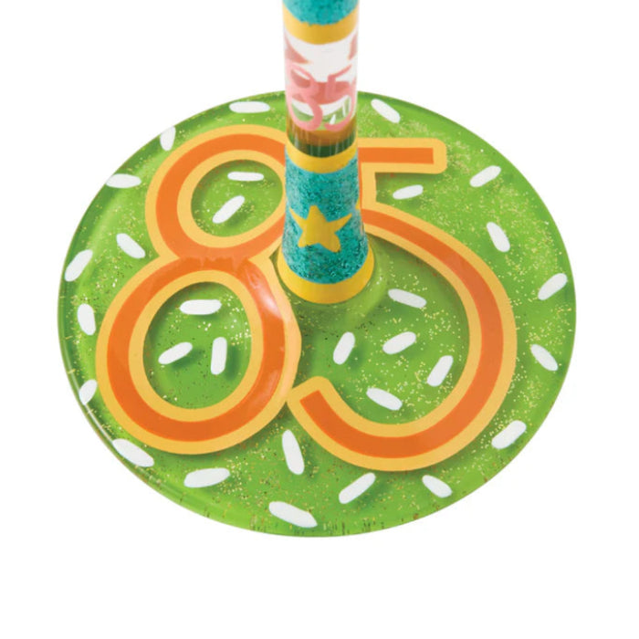 Happy 85th Birthday Wine Glass