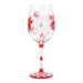 This Lolita Holiday Blossoms Wine Glass adds a cheerful seasonal touch to your table, while the classic wine glass shape makes it perfect for serving your favorite drinks.