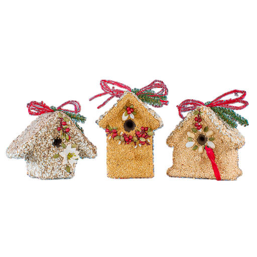 3 cottage bird feeder