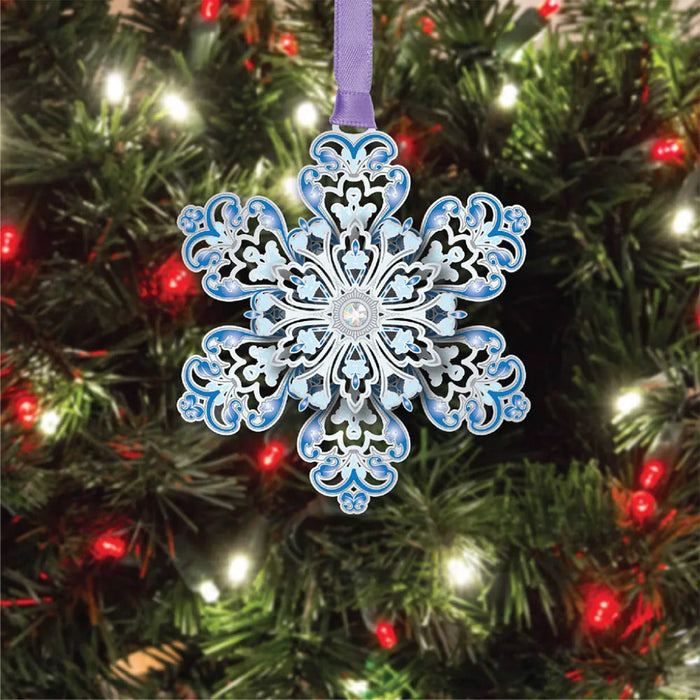 ChemArt : Magnificent Snowflake Ornament