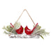 6.5" Winter Harmony Cardinal Acrylic Ornament - 6.5" Winter Harmony Cardinal Acrylic Ornament