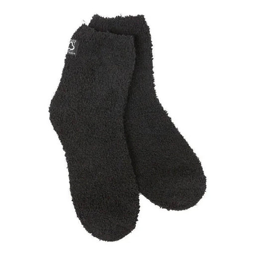 soft black qtr core sock