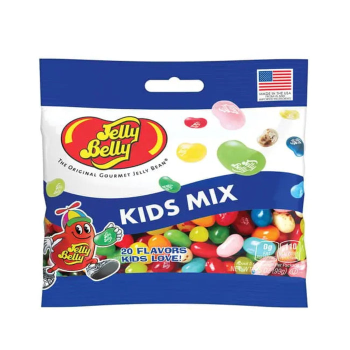 Jelly Belly Kids Mix Jelly Beans 3.5 oz bag on a white background.