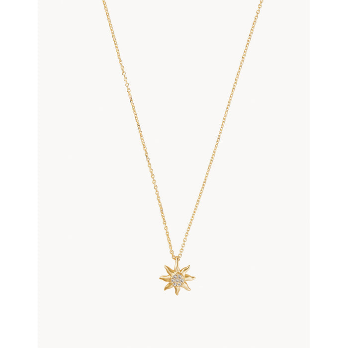 Spartina 449 : Sea La Vie Celebrate Necklace Happy Day Sun - Gold