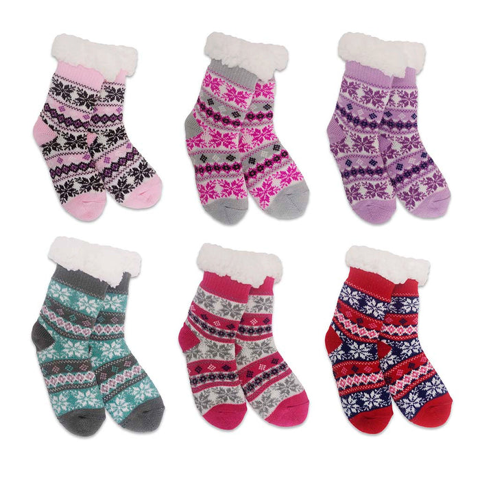 Opportunities : Girls Thermal Slipper Socks -BOGO FREE
