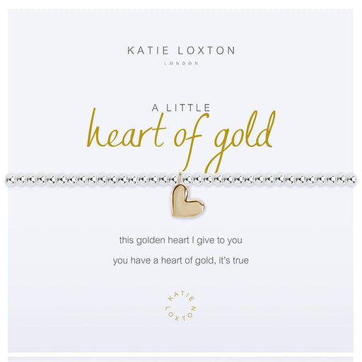 "Katie Loxton : A Little Heart of Gold Bracelet -"