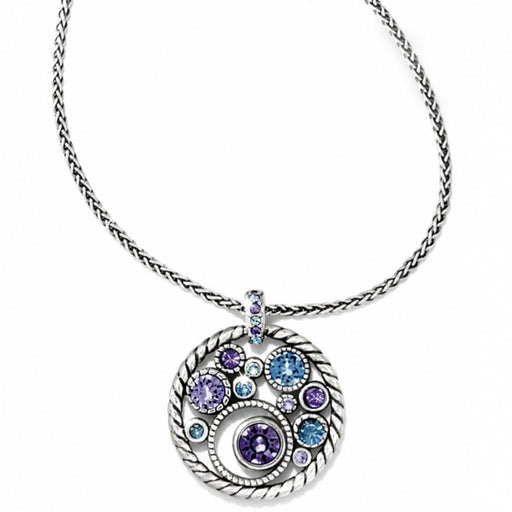 "Brighton : Rhythm Round Halo Necklace -"