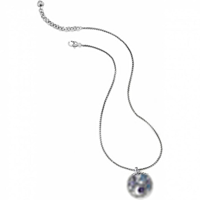 "Brighton : Rhythm Round Halo Necklace -"