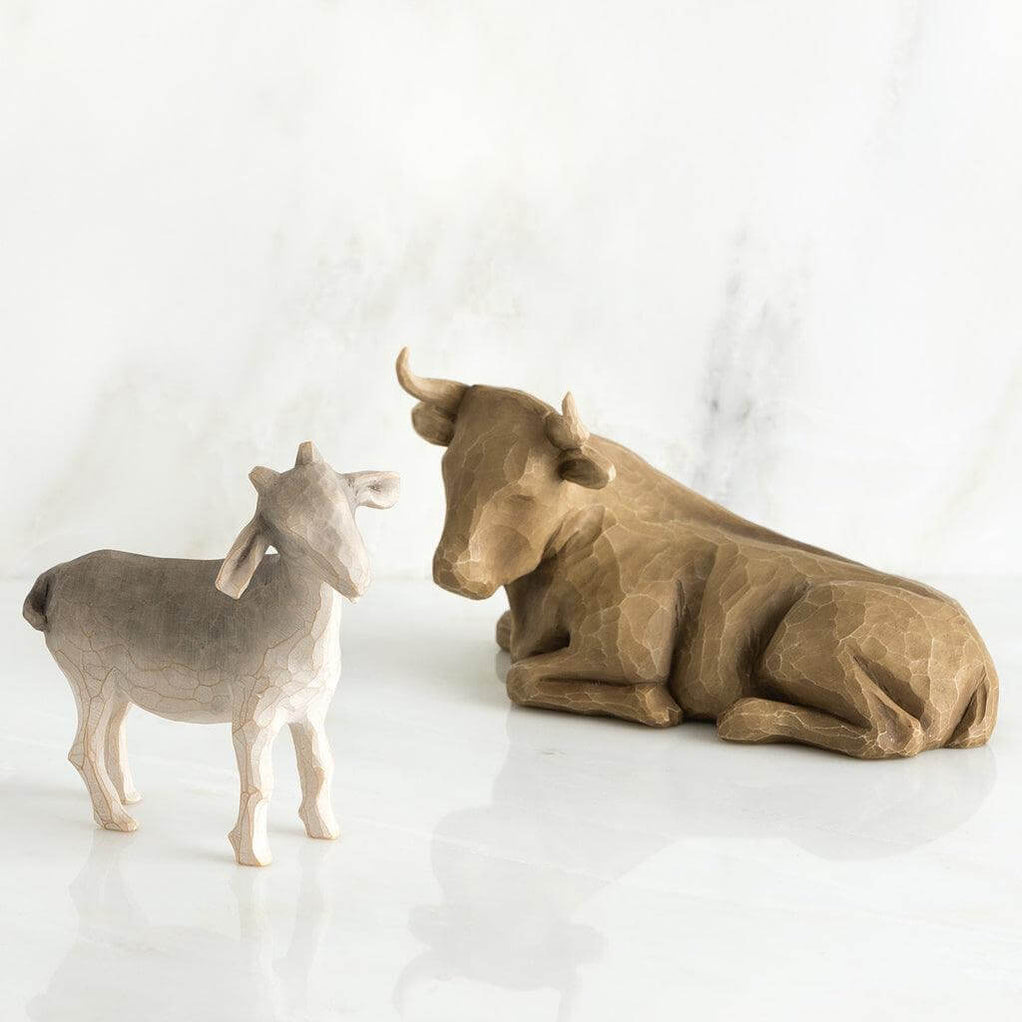 Willow Tree Ox and Goat Figurine Set | Nativity Animals Gift - Annies ...