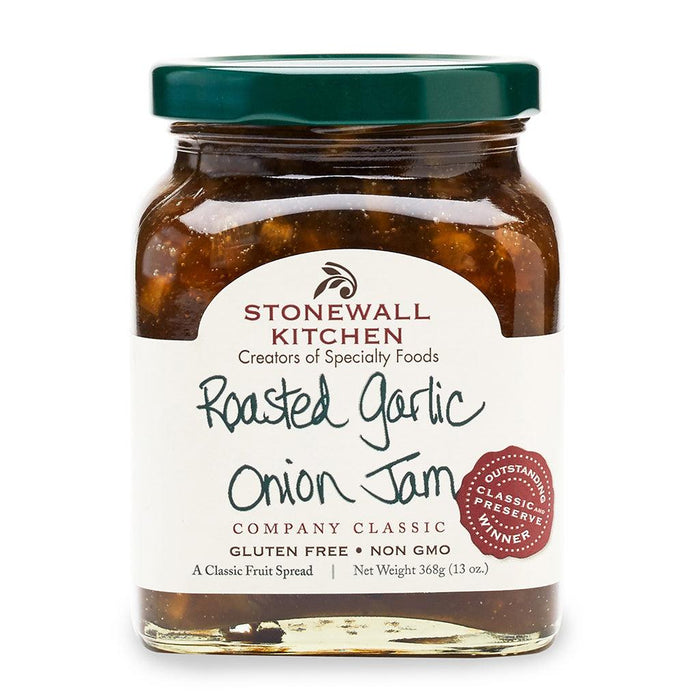 "Stonewall Kitchen : Roasted Garlic Onion Jam -"