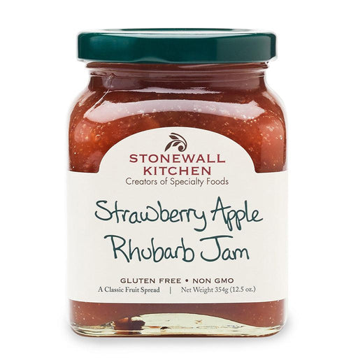 "Stonewall Kitchen : Strawberry Apple Rhubarb Jam -"