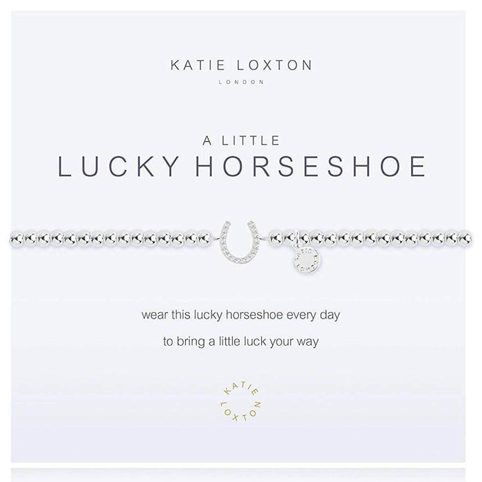 "Katie Loxton : A Little Lucky Horseshoe Bracelet -"