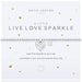 "Katie Loxton : A Little Live Love Sparkle Bracelet -"