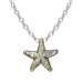 "John Medeiros : Pavé Starfish Slider Necklace -"