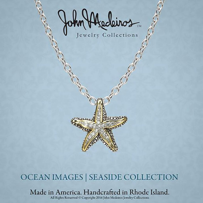 "John Medeiros : Pavé Starfish Slider Necklace -"