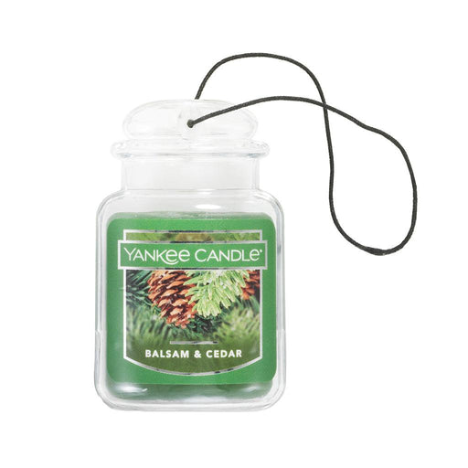 "Yankee Candle : Car Jar Air Freshener in Balsam & Cedar - Yankee Candle : Car Jar Air Freshener in Balsam & Cedar - Annies Hallmark and Gretchens Hallmark, Sister Stores"