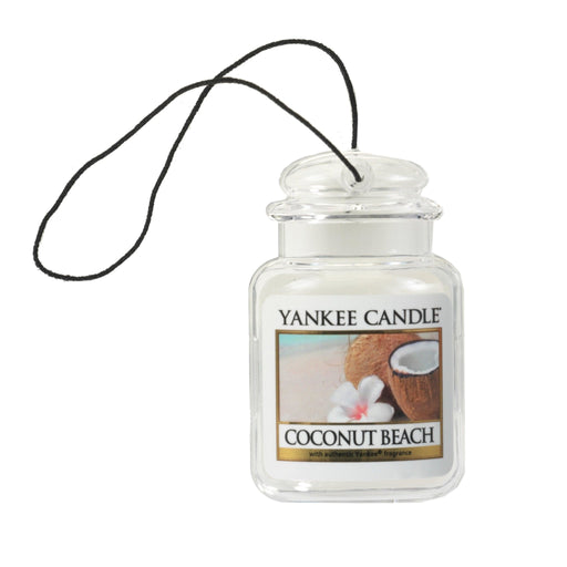 "Yankee Candle : Car Jar Air Freshener in Coconut Beach -"