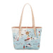 "Spartina 449 : Northeastern Harbors Small Map Tote -"