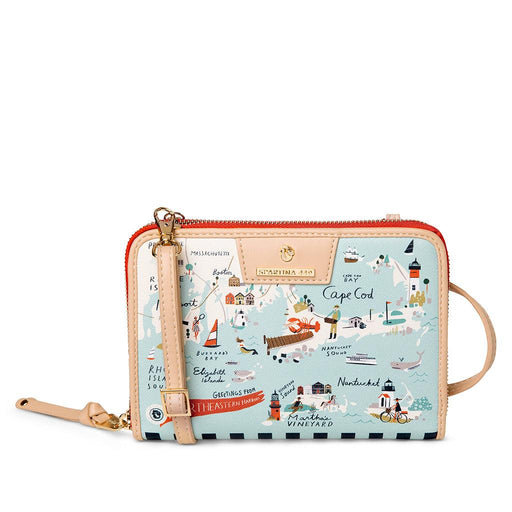 "Spartina 449 : Northeastern Harbors Map Crossbody -"