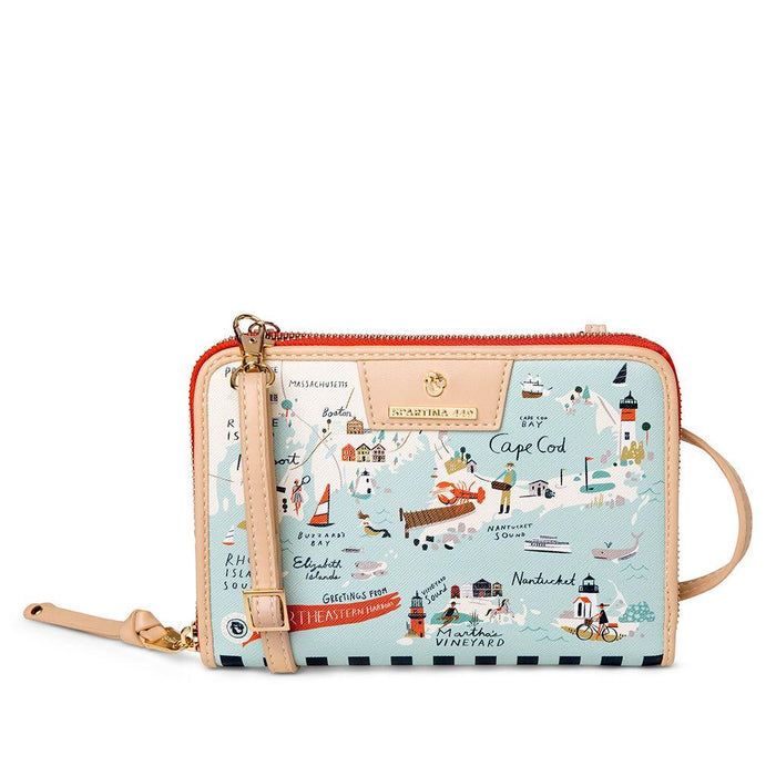 "Spartina 449 : Northeastern Harbors Map Crossbody -"