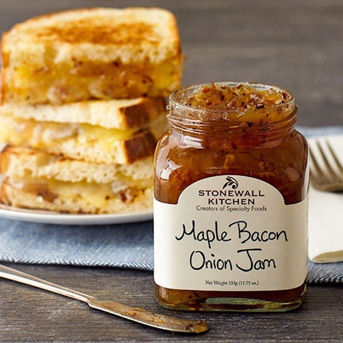 "Stonewall Kitchen : Maple Bacon Onion Jam -"