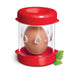"The Negg Hard-Boiled Egg Peeler in Red -"