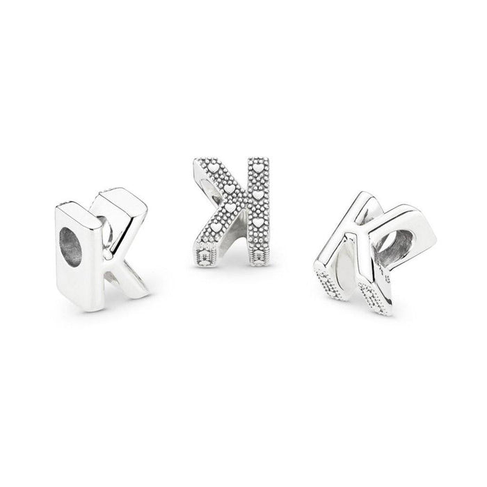 "PANDORA : MOMENTS Letter Charm - 'K' -"