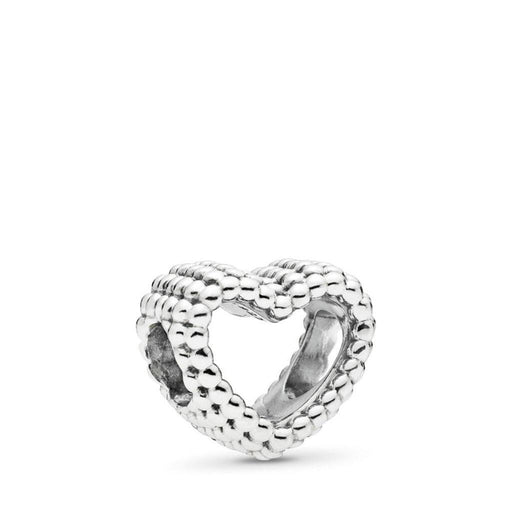 "PANDORA : MOMENTS Beaded Heart Charm - Annies Hallmark and Gretchens Hallmark, Sister Stores"