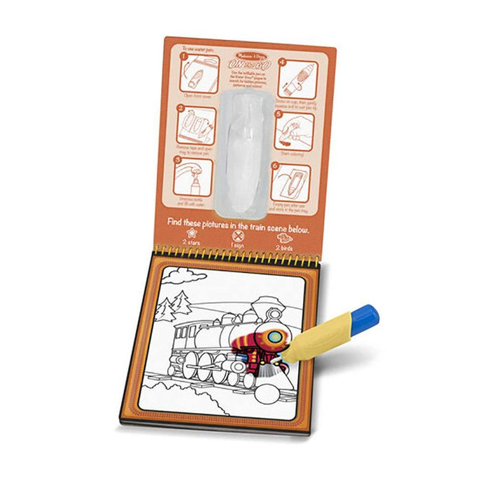 "Melissa & Doug : Water Wow! Vehicles - On the Go Travel Activity -"