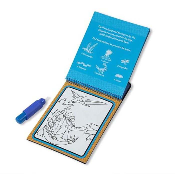 "Melissa & Doug : Water Wow! Dinosaurs Water-Reveal Pad - On the Go Travel Activity -"