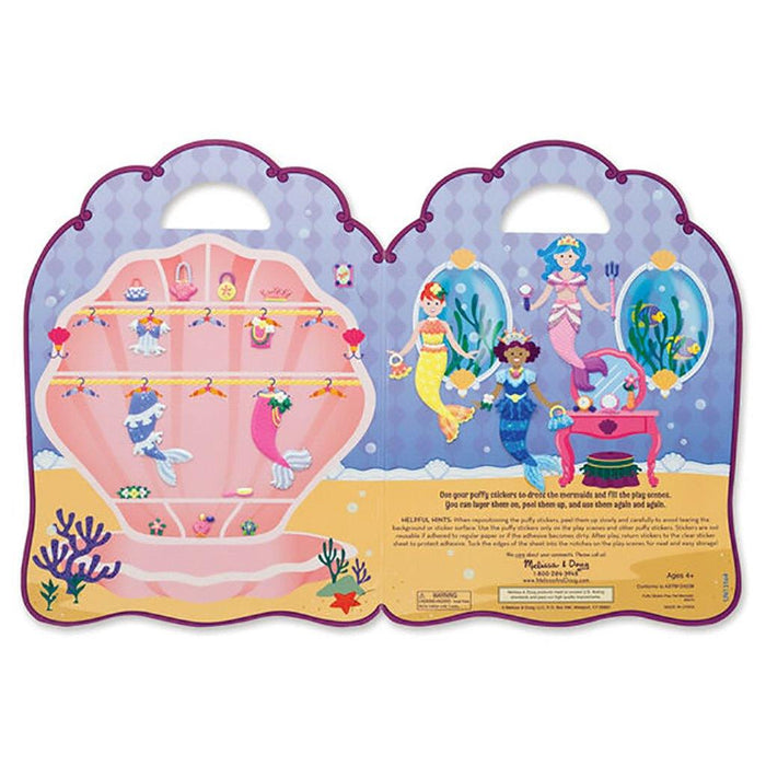 "Melissa & Doug : Puffy Sticker Play Set: Mermaid -"