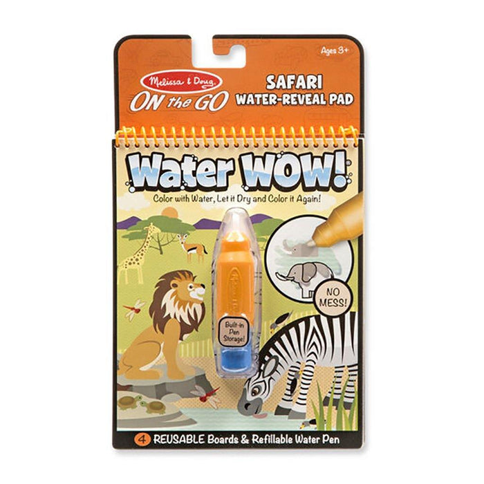 "Melissa & Doug : Water Wow! - Safari Water Reveal Pad - ON the GO Travel Activity -"