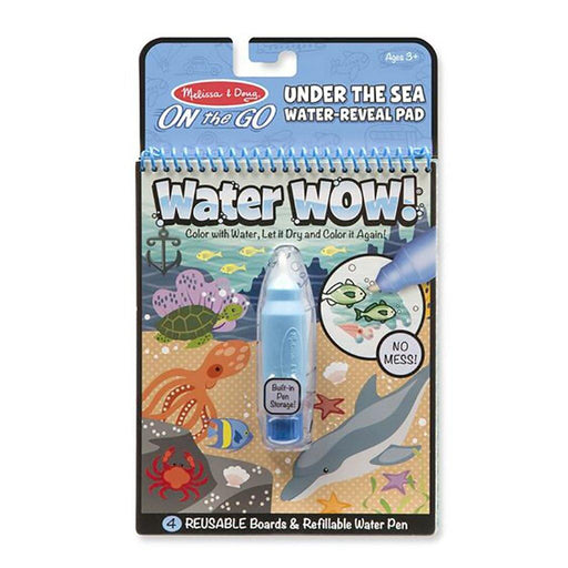 "Melissa & Doug : Water Wow! - Under The Sea Water Reveal Pad - On the Go Travel Activity -"