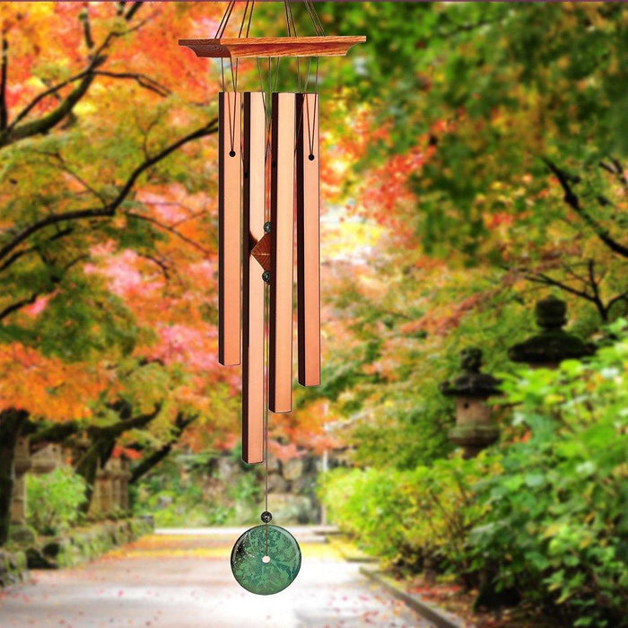 "Woodstock Chimes : Turquoise Chime - Medium -"