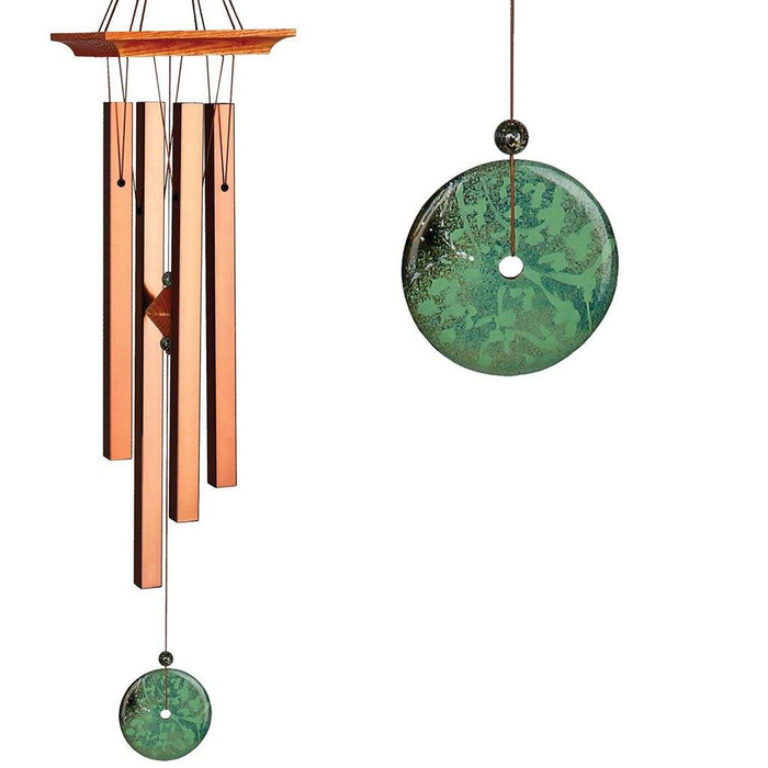 "Woodstock Chimes : Turquoise Chime - Medium -"