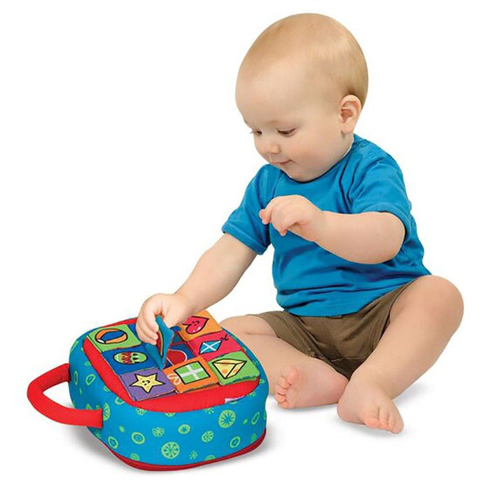 "Melissa & Doug : Take-Along Shape Sorter Baby and Toddler Toy -"