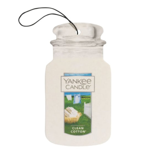 "Yankee Candle : Car Jar Air Freshener in Clean Cotton - Yankee Candle : Car Jar Air Freshener in Clean Cotton"