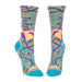 "Blue Q : Women's Crew Socks - \"I Love My A**hole Kids\" -"
