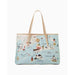 "Spartina : Northeastern Harbors Map Tote Bag -"
