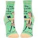 "Blue Q : Women's Ankle Socks - \"I Like Long Walks To The Library\" - Shop at Annie's Hallmark"