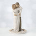 "Willow Tree Together Cake Topper figurine of embracing couple – romantic wedding and anniversary decoration"